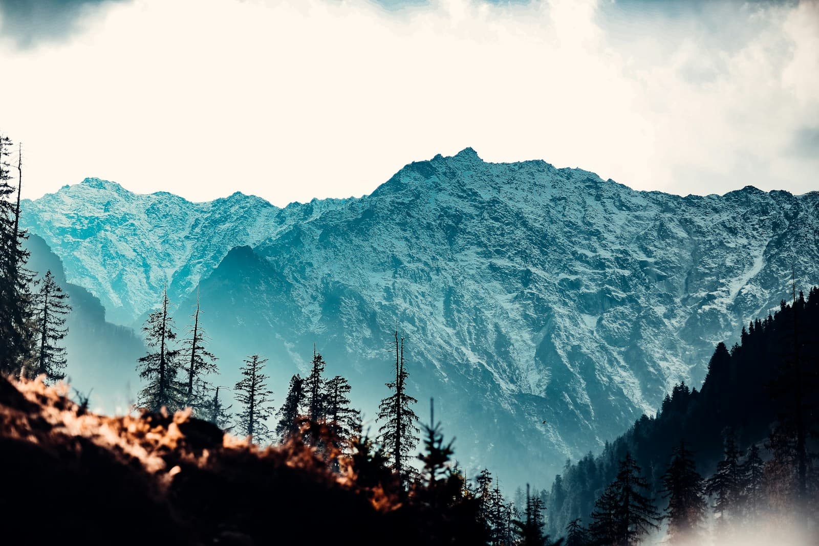 Japanese mountain landscape — journey to Nagano ski country